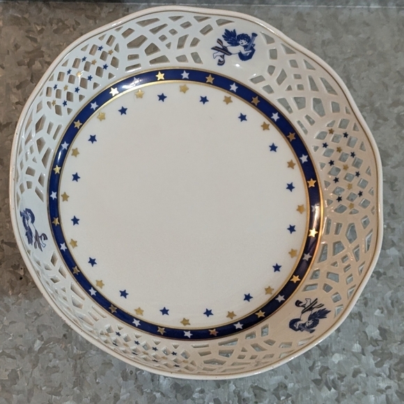 Vintage Eschenbach PORZELLAN Blue Cherubs Celestial - Picture 5 of 7